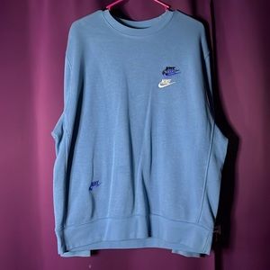 Blue Nike Sweater. Size Large